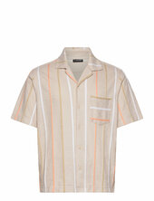 Theron Stripe Resort Shirt J. Lindeberg Beige