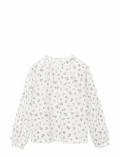 Floral Cotton T-shirt Mango Cream