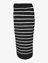 Mlnewsiv Midi Knit Skirt Hw A. Mamalicious Black