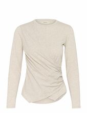 Amillaiw Ls Blouse Inwear Beige