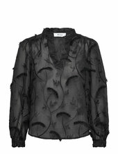 Mspiper V-neck Blouse Minus Black