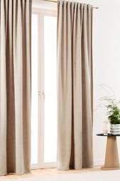 Chloe Multifunktionsgardin I 2-pak Beige