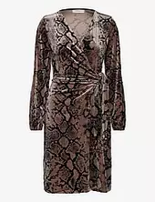 Brynniw Goriel Wrap Dress Inwear Brown
