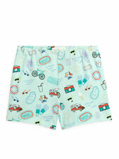 Print Shorts - Green