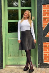 Nümph - Nederdel - Nu Lillypilly Lurex Skirt - Caviar