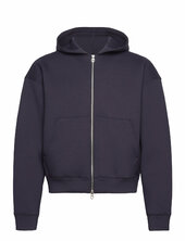 Simon Scuba Zip Hoodie Weekday Navy