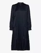 Drape Midi Dress Esprit Collection Navy