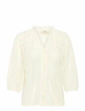 Crrubby Lace Shirt Cream Cream