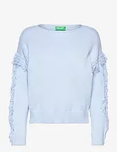 Boat-neck Sweat.l/s United Colors Of Benetton Blue