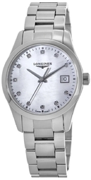Longines Dameur L2.386.4.87.6 Conquest Classic Hvid/stål Ø34 Mm