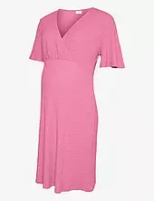 Mlnova Tess 24 Jrs Abk Dress 2f Mamalicious Pink