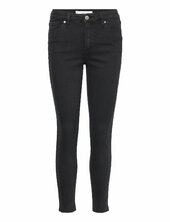 Skinny Cropped Jeans Mango Grey