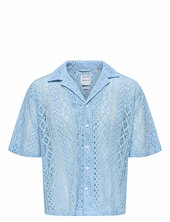 Onsnovak Rlx Resort Ss Lace Shirt Only & Sons Blue