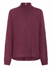 Trine Blouse Kaffe Burgundy