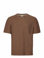 Akkikki Struture Tee Anerkjendt Brown