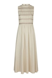 Neo Noir - Kjole - Atika Deco Smock Dress - Ivory
