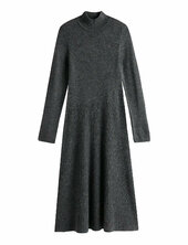 Soft Wool Ls Mock-nk Swt Dress Tommy Hilfiger Grey