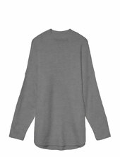 Vmplaza Ls Highnck Long Pullover Ga Noos Vero Moda Grey