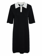 Yasmille Ss Knit Dress Yas Black