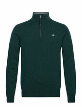 Superfine Lambswool Half Zip Gant Khaki