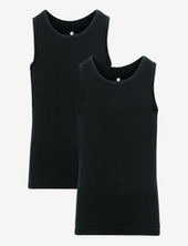Jbs Of Dk Boys 2-pack Singlet Jbs Of Denmark Black