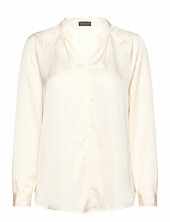 Slioana Blouse Ls Soaked In Luxury Cream