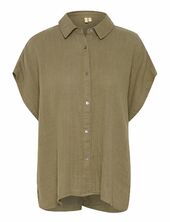 Cumyra Elina Ss Shirt Culture Khaki