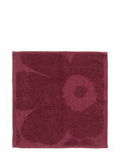Unikko Solid Minitowel 32x32cm Marimekko Home Burgundy