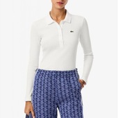 Polo-t-shirts M. Lange ærmer Lacoste  Ribbed Collar Shirt