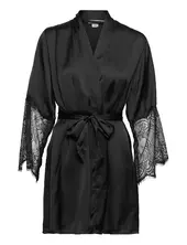 Kimono Satin Lace Hunkemöller Black