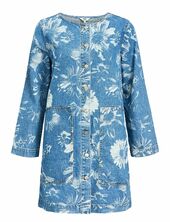 Objemel Lo L/s Denim Dress 137 Object Blue