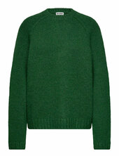 Relaxed Knitted Sweater Weekday Green