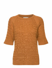 Cable Ss C-neck Gant Brown