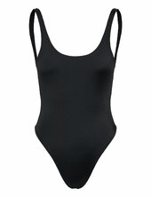 Low Back Scoop Neck Swimsuit Weekday Black
