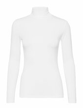 Yoko Rollneck Ls Kaffe White