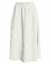Visophia Hw Volume Midi Skirt/dc Vila White