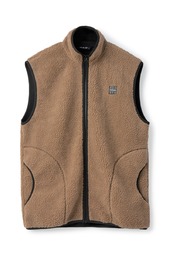 H2o - Vest - Basic Langli Pile Waist Coat - 3586 - Oak