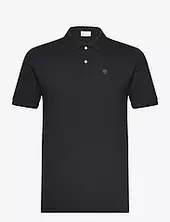 Toke Basic Badge Polo - Gots/vegan Knowledge Cotton Apparel Black