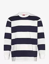 Striped T-shirt Long Sleeves Héritage Armor Lux White