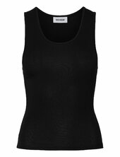 Smooth Fitted Tank Top Weekday Black