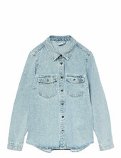 Vmjennie Ls Denim Shirt Mix Ga Noos Vero Moda Blue