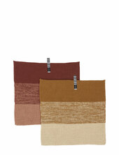 Niji Dish Cloth - Pack Of 2 Oyoy Living Design Brown