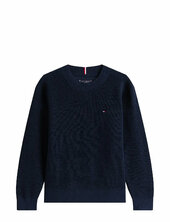 Cotton Texture Sweater Tommy Hilfiger Navy