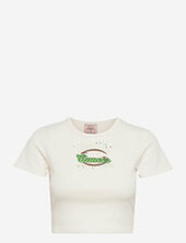 T-shirt Ss Barbara Kristoffersen By Rosemunde White