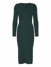 Kairi Rib Ls Midi Dress French Connection Green