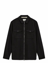 Akhanky Heavy Twill Overshirt Anerkjendt Black