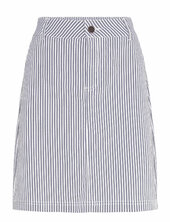 Skirt From Freequent In A Soft Material With Yarn Dyed Stripes. The Skirt Has A Free/quent Navy