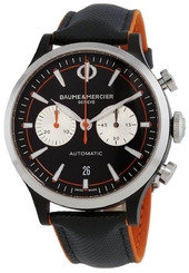 Baume & Mercier Herreur M0a10451 Capeland Sort/gummi Ø42 Mm