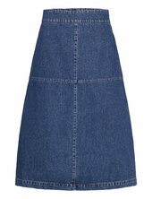 Denim Lunar Skirt Mads Nørgaard Blue