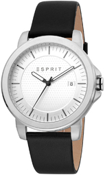 Esprit Herreur Es1g160l0045 Layer Hvid/læder Ø41 Mm